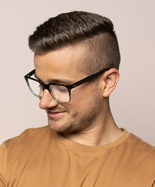 Atlanta Grün Verlauf AcetatEyeglass Frames für Herren von B24