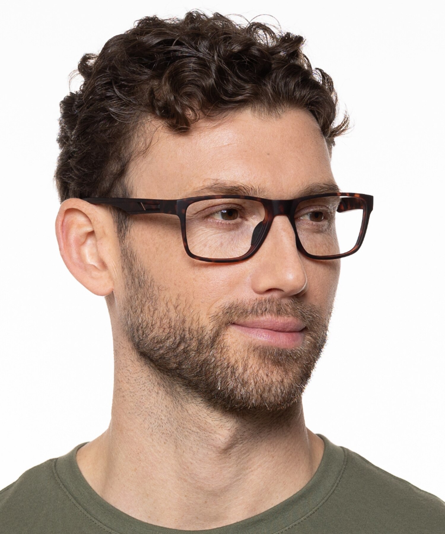 Colorado Havana matt KunststoffEyeglass Frames für Herren von B24