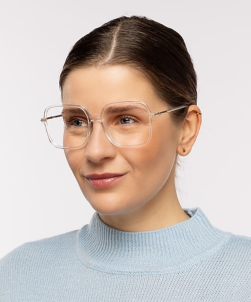 Donna Kristall AcetatEyeglass Frames für Damen von B24