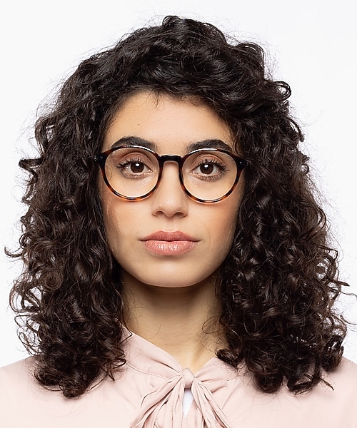 Omaha Havana & Black KunststofEyeglass Frames voor dames van B24