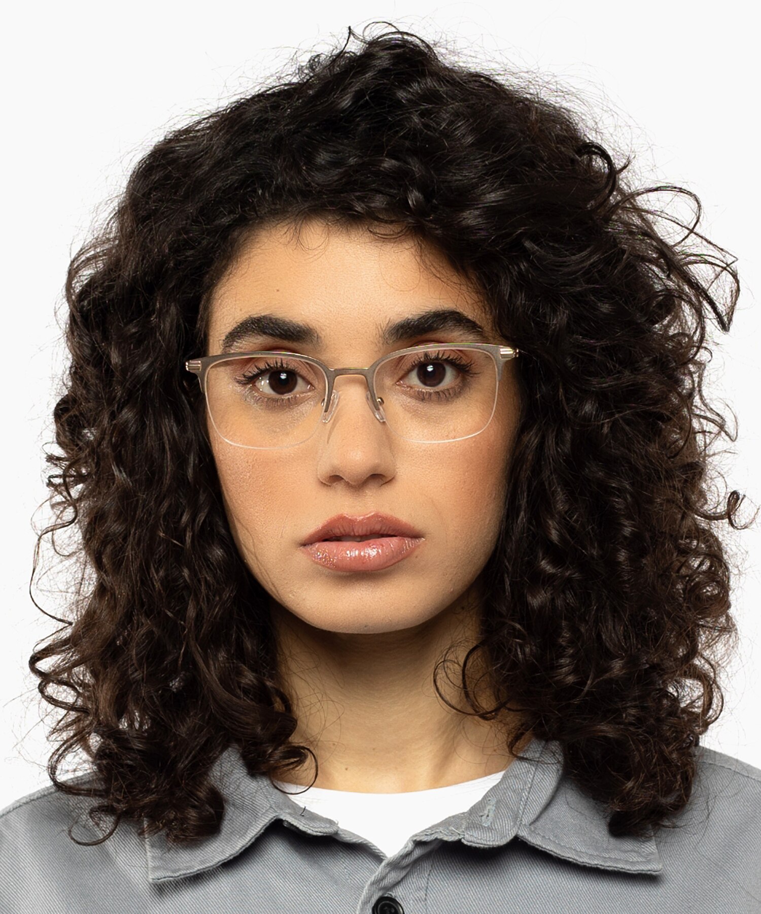 Alabama Matt Gold  &  Havana MetallEyeglass Frames für Damen von B24