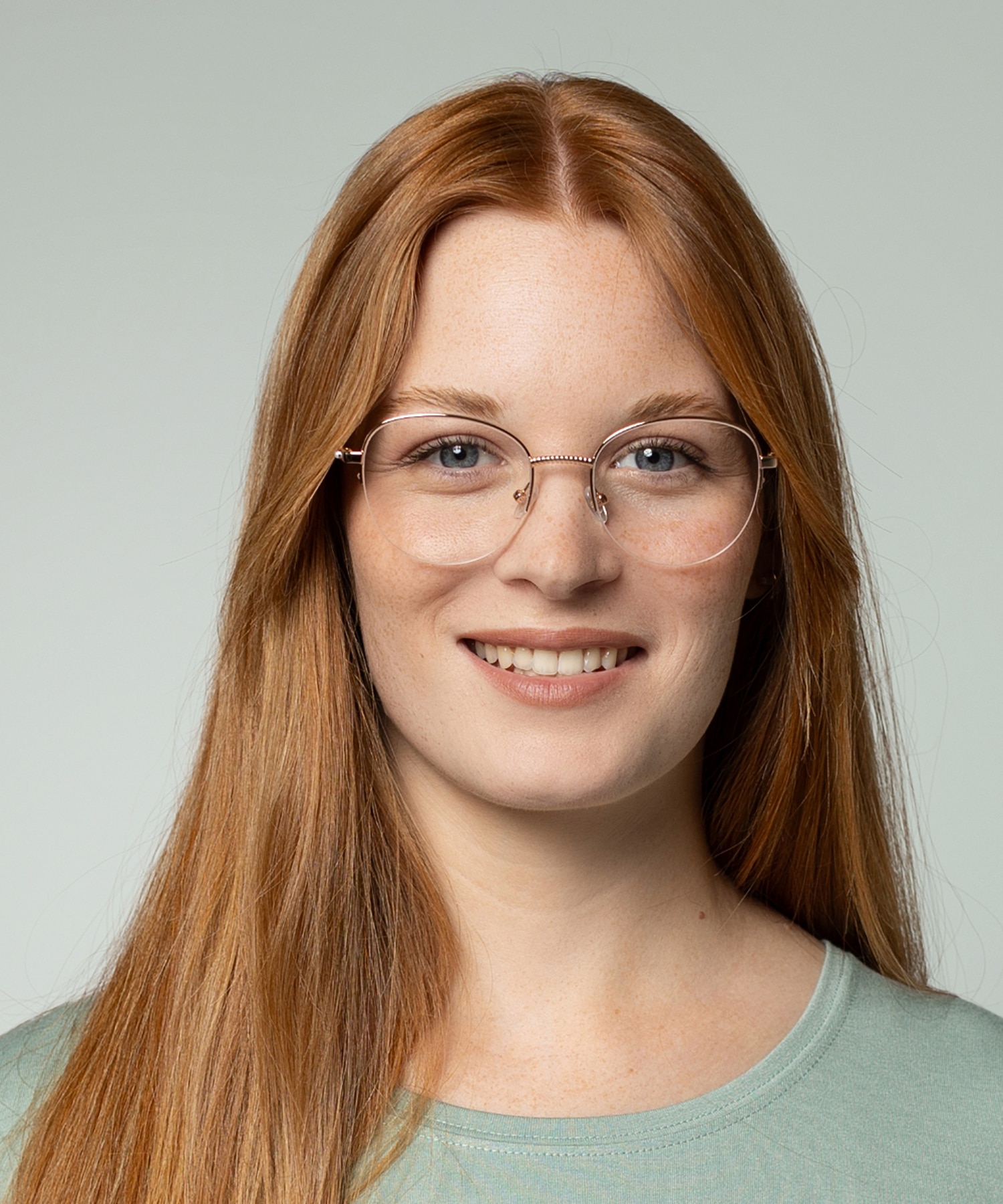 Valencia Gold  &  Pink Havana MetallEyeglass Frames für Damen von B24