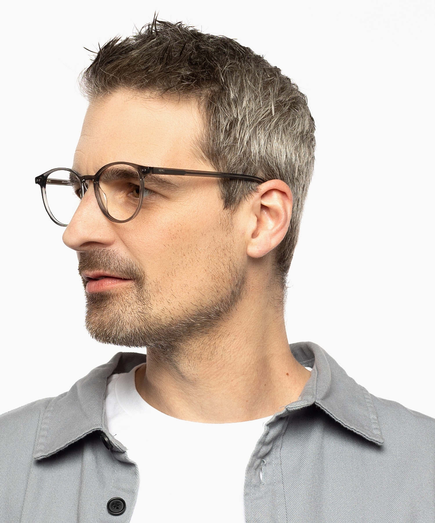 Columbia Grau AcetatEyeglass Frames für Herren von B24