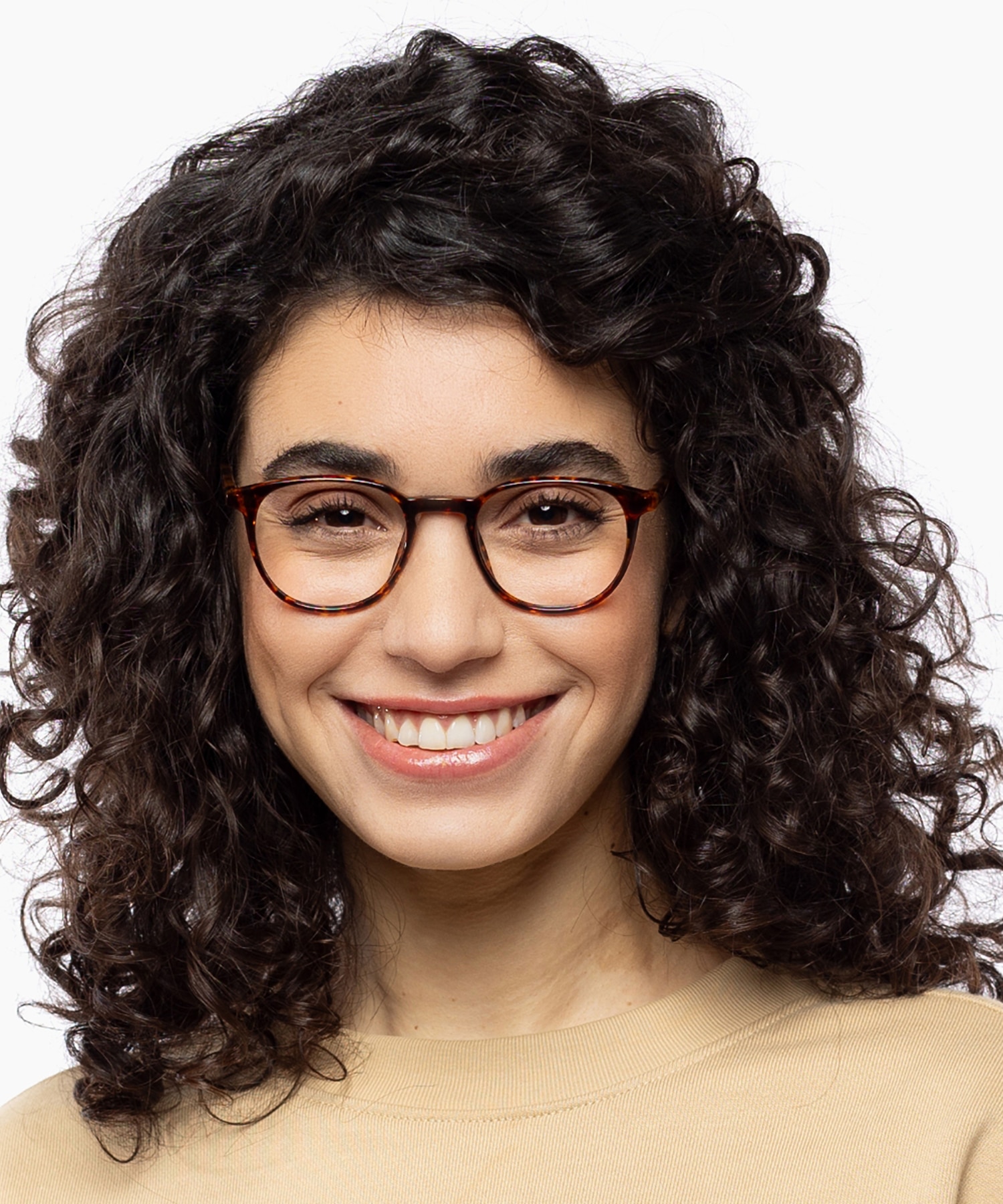 Stanford Havana KunststoffEyeglass Frames für Damen von B24
