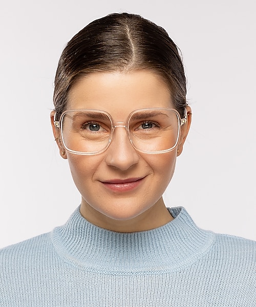 Donna Kristall AcetatEyeglass Frames für Damen von B24