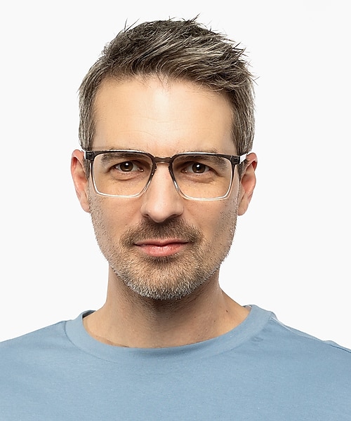 Lincoln Gradient Grey  &  Grey KunststoffEyeglass Frames für Herren von B24