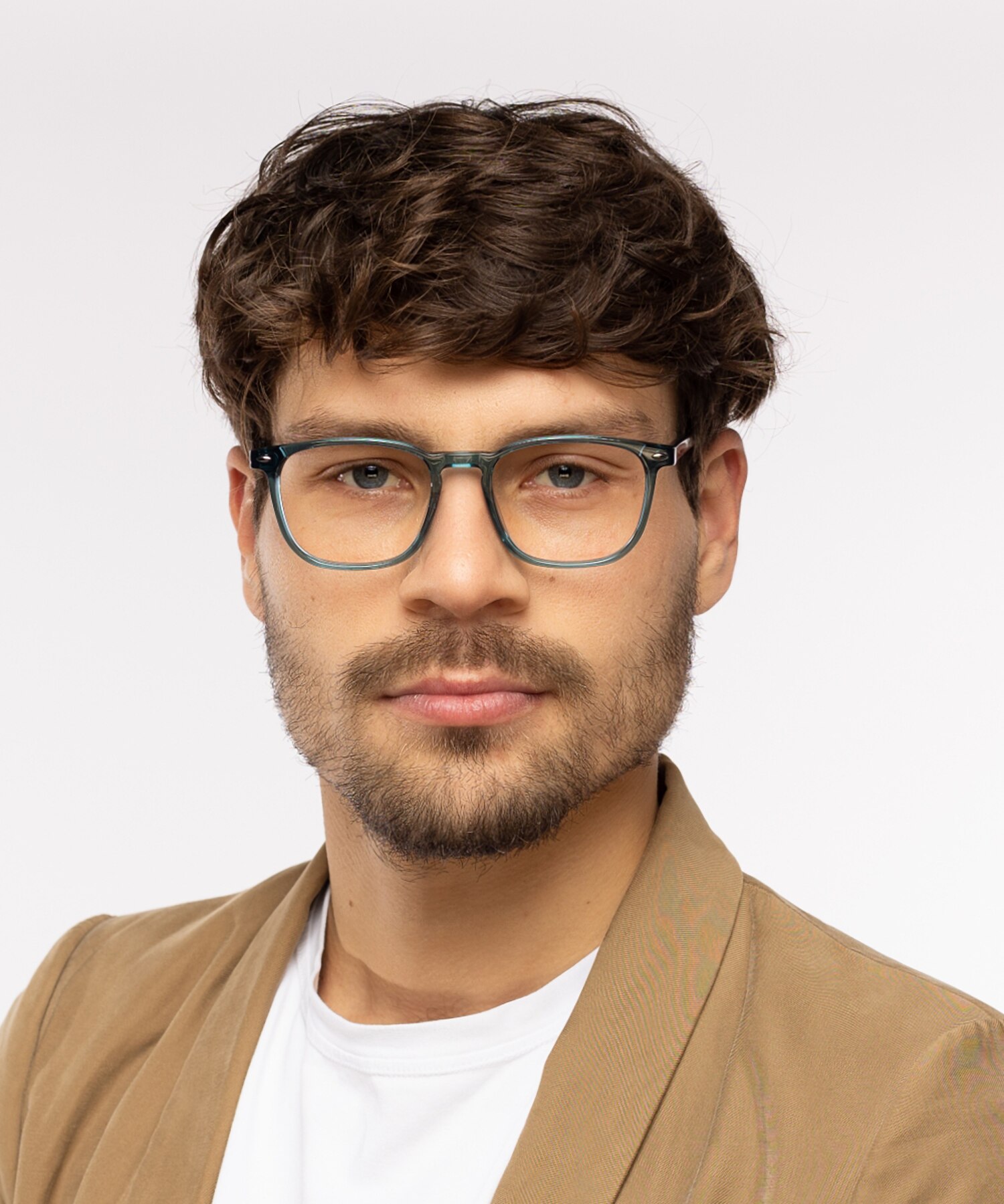 Tilbury Kristallblau AcetatEyeglass Frames für Herren von B24