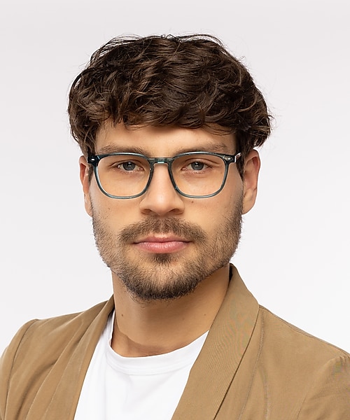 Tilbury Kristalblauw AcetaatEyeglass Frames voor heren van B24