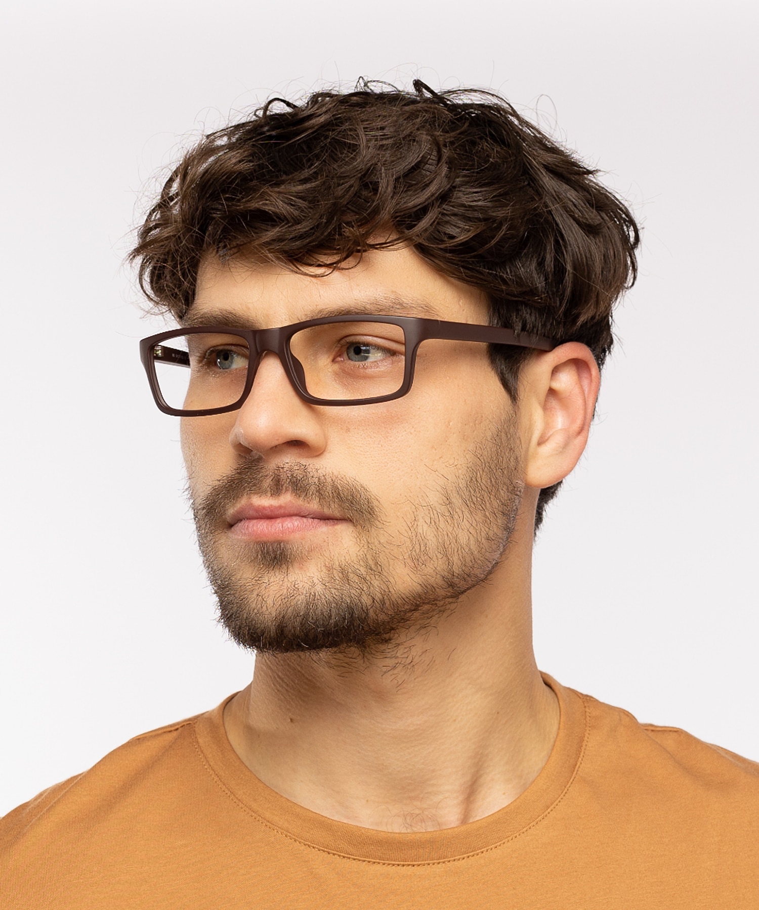 Nador Bruin KunststofEyeglass Frames voor heren van B24