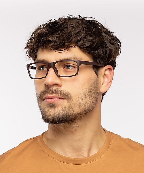 Nador Bruin KunststofEyeglass Frames voor heren van B24