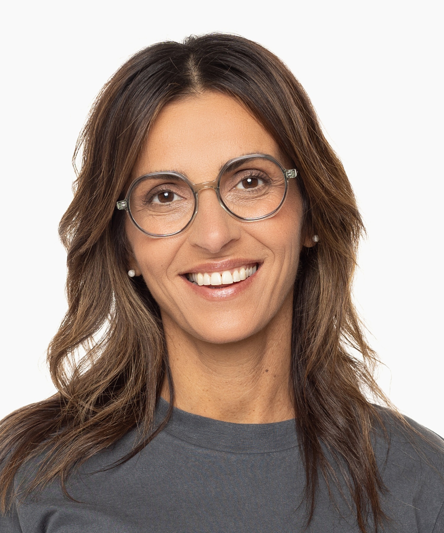 Toledo Tweelaags kristal groen AcetaatEyeglass Frames voor dames van B24