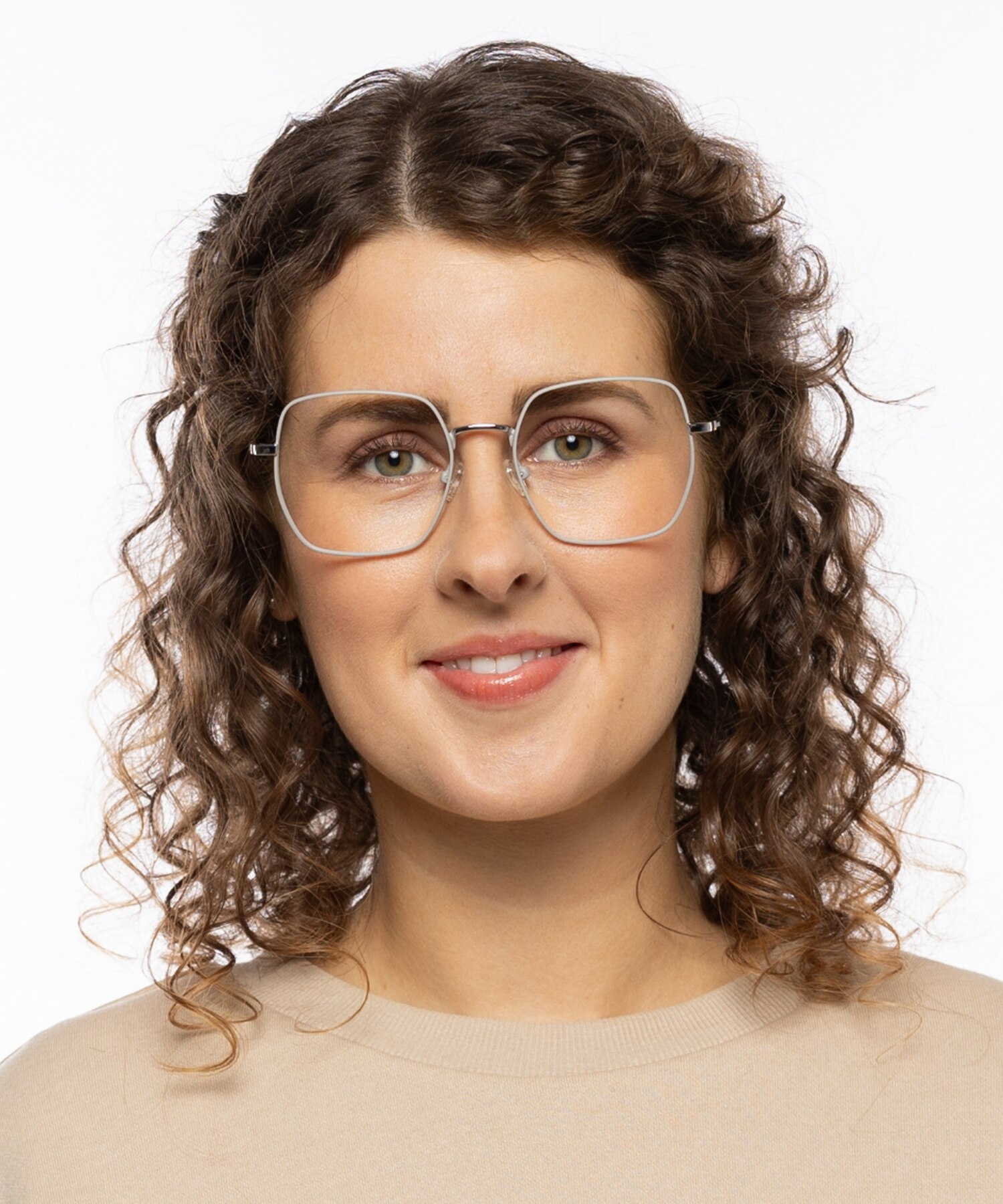 Bangkok Mat licht violet MetaalEyeglass Frames voor dames van B24