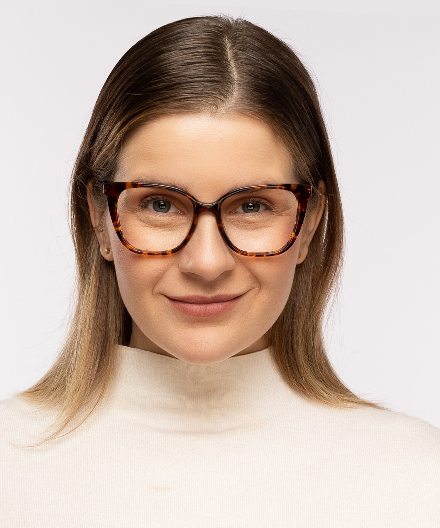 Joyce Havana  &  glanzend zwart AcetaatEyeglass Frames voor dames van B24