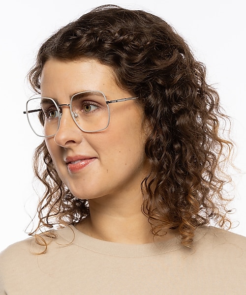 Bangkok Mat licht violet MetaalEyeglass Frames voor dames van B24