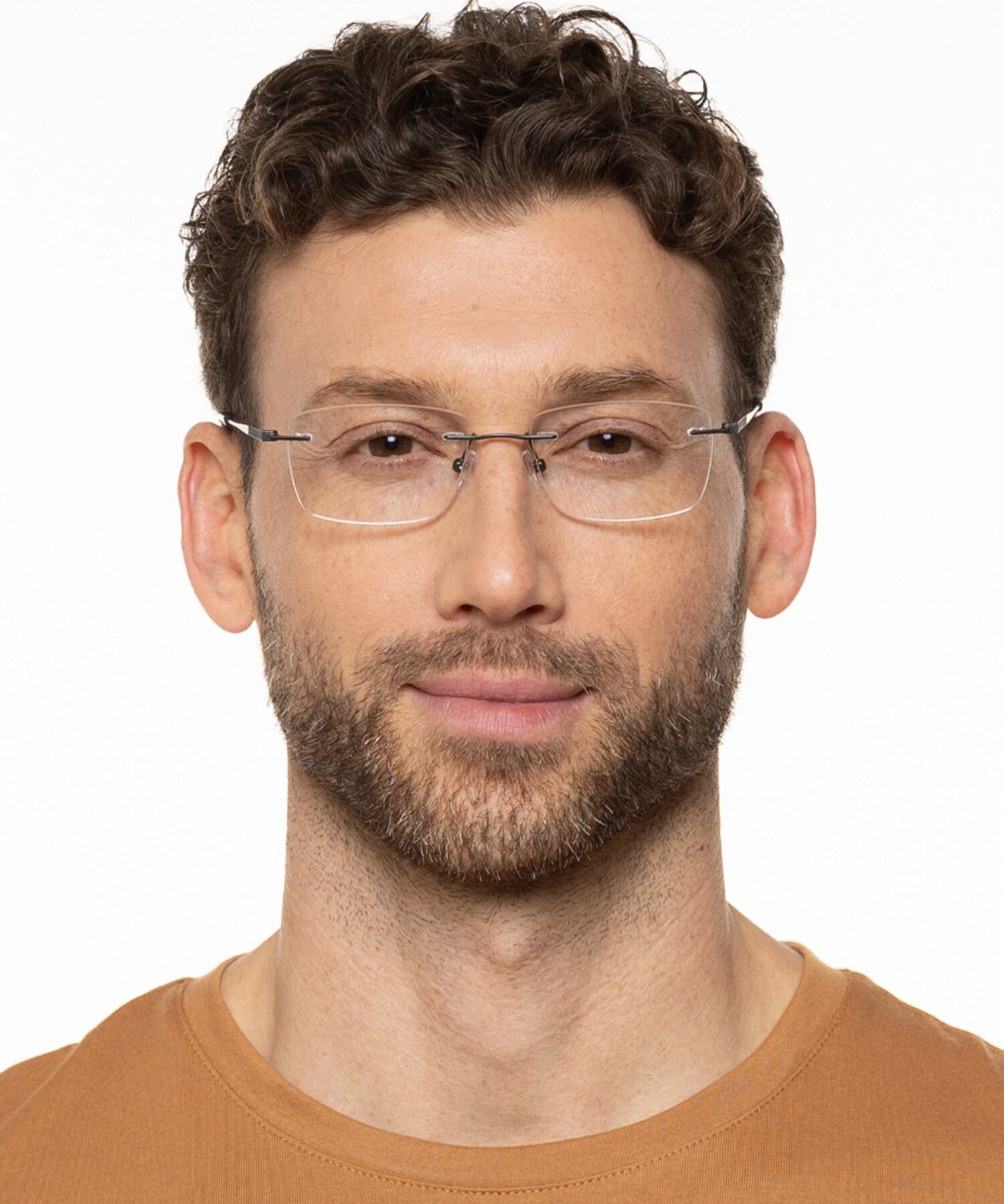 Freetown Matt Gun MetallEyeglass Frames für Herren von B24