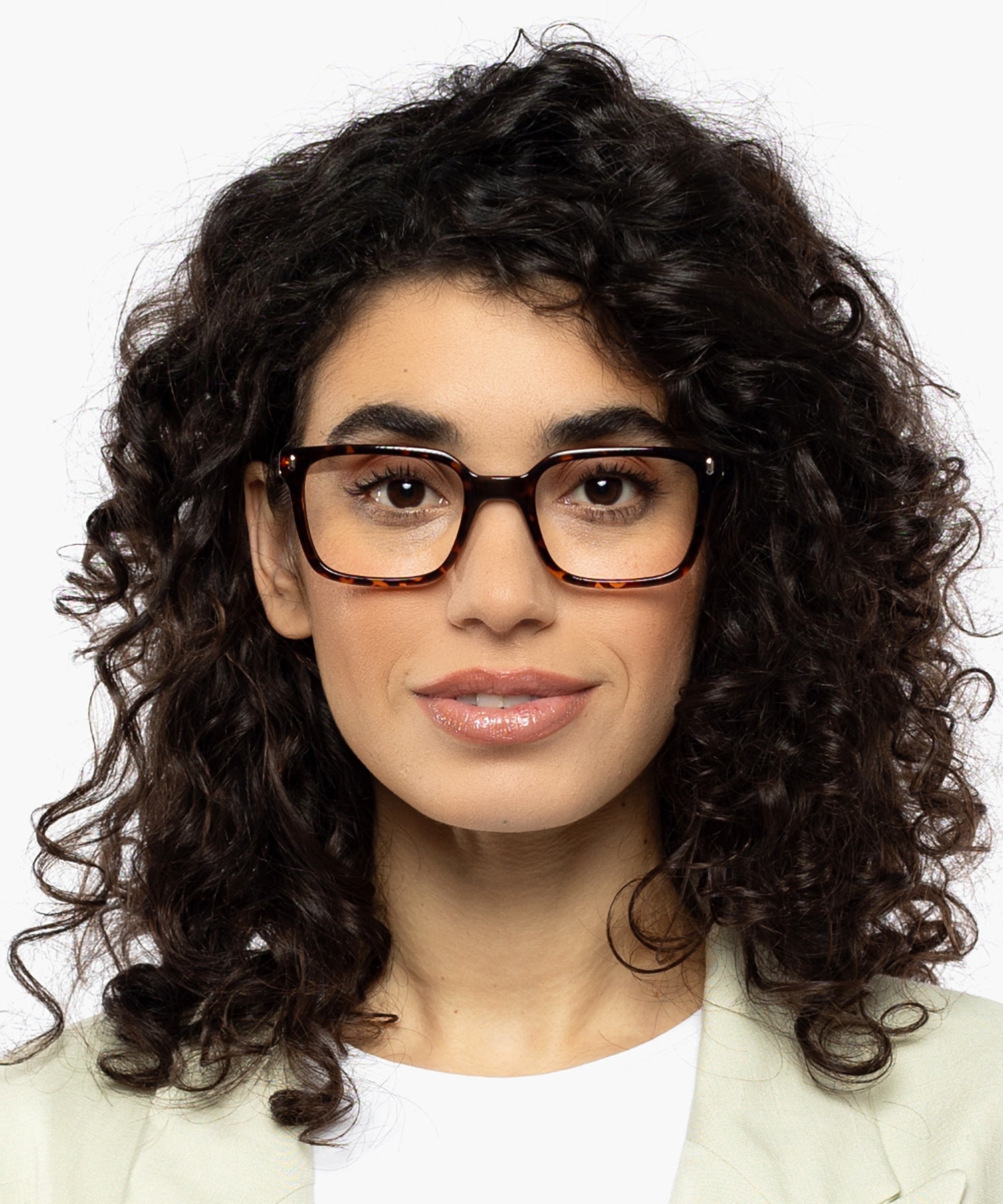 Arizona Havana KunststofEyeglass Frames voor dames van B24