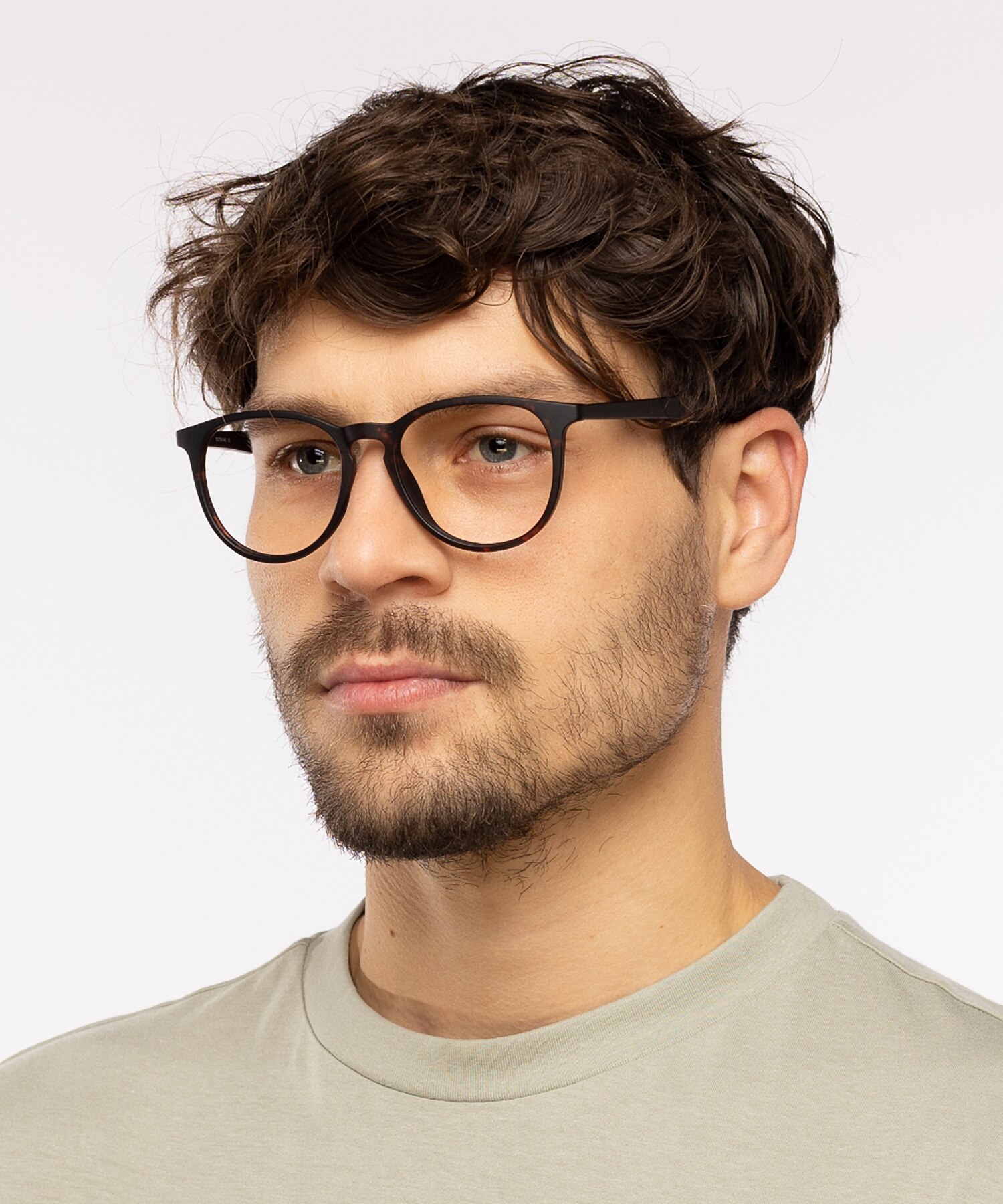 San Francisco Mat Havana KunststofEyeglass Frames voor heren van B24