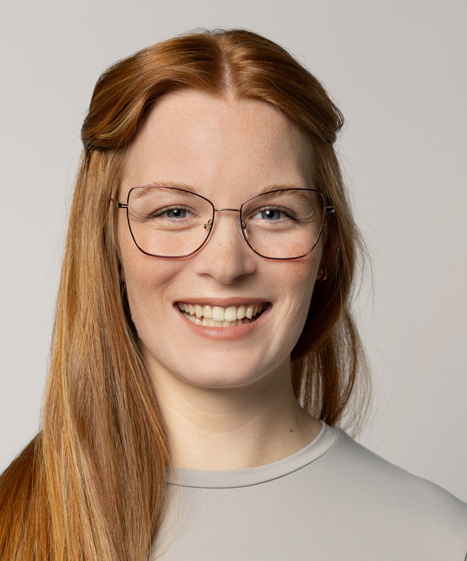 KATE Dark Red  &  Gold  &  Dark Havana MetallEyeglass Frames für Damen von B24