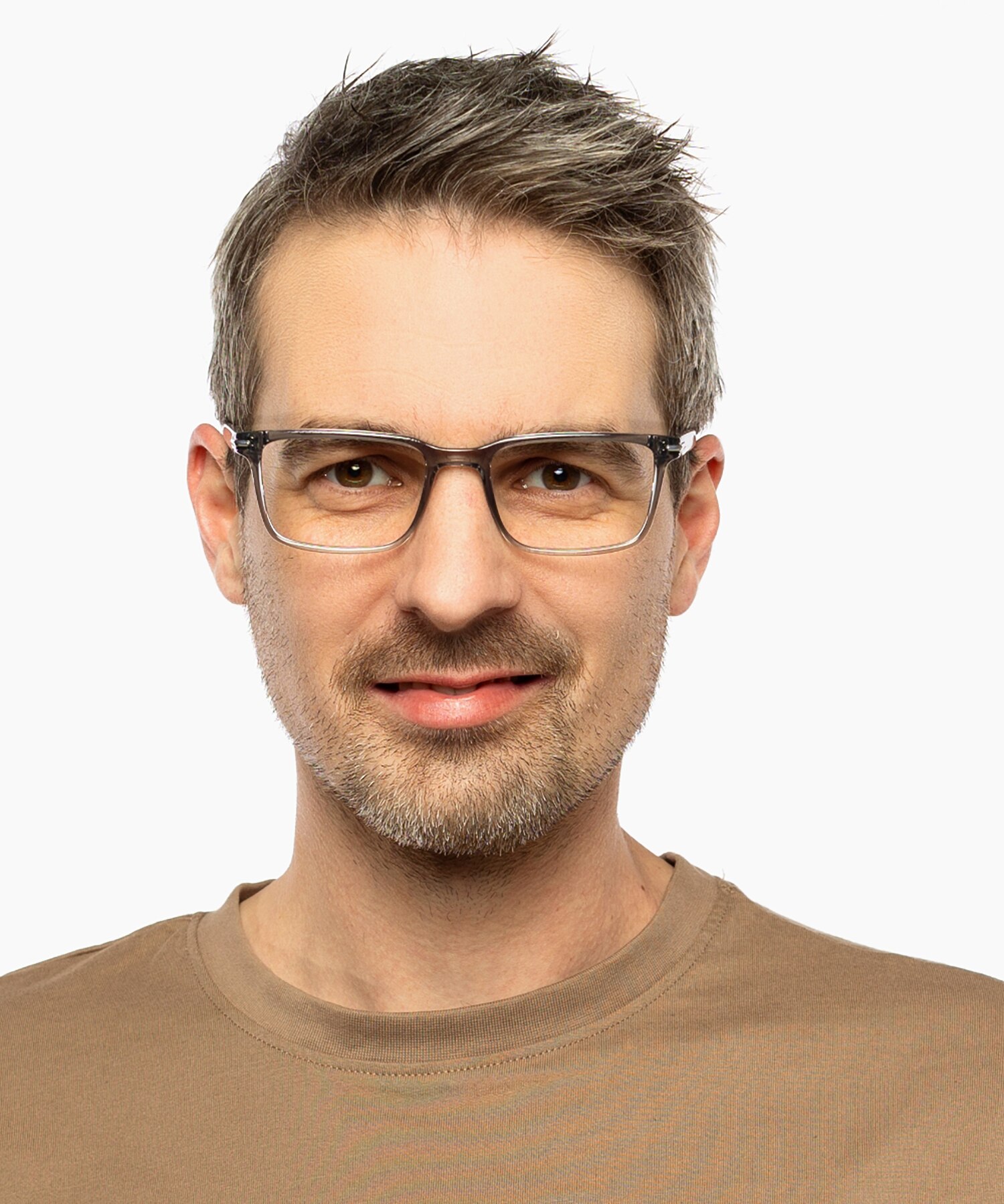 Williamsburg Crystal Smoke KunststoffEyeglass Frames für Herren von B24
