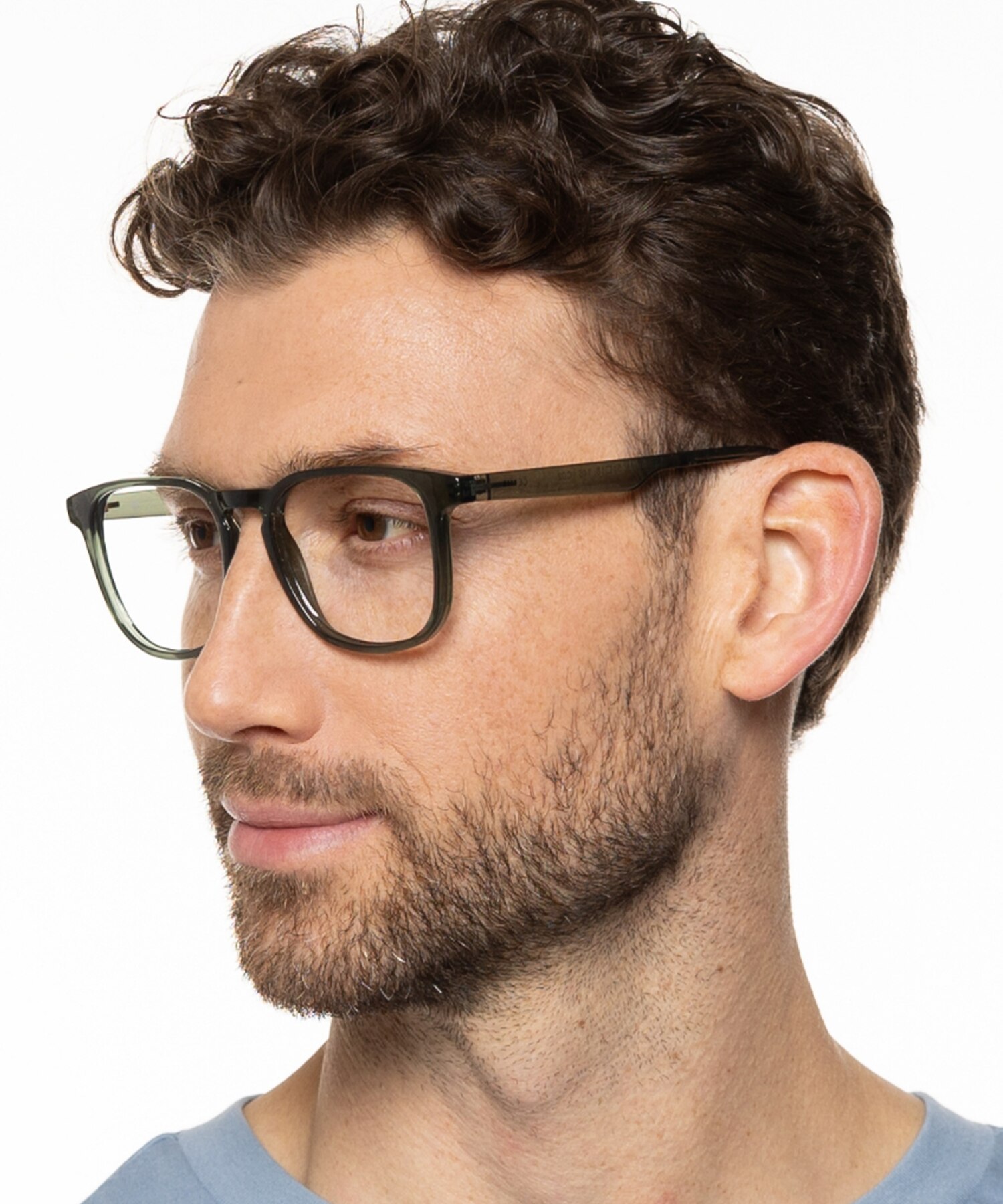Minnesota Kristalgroen KunststofEyeglass Frames voor heren van B24