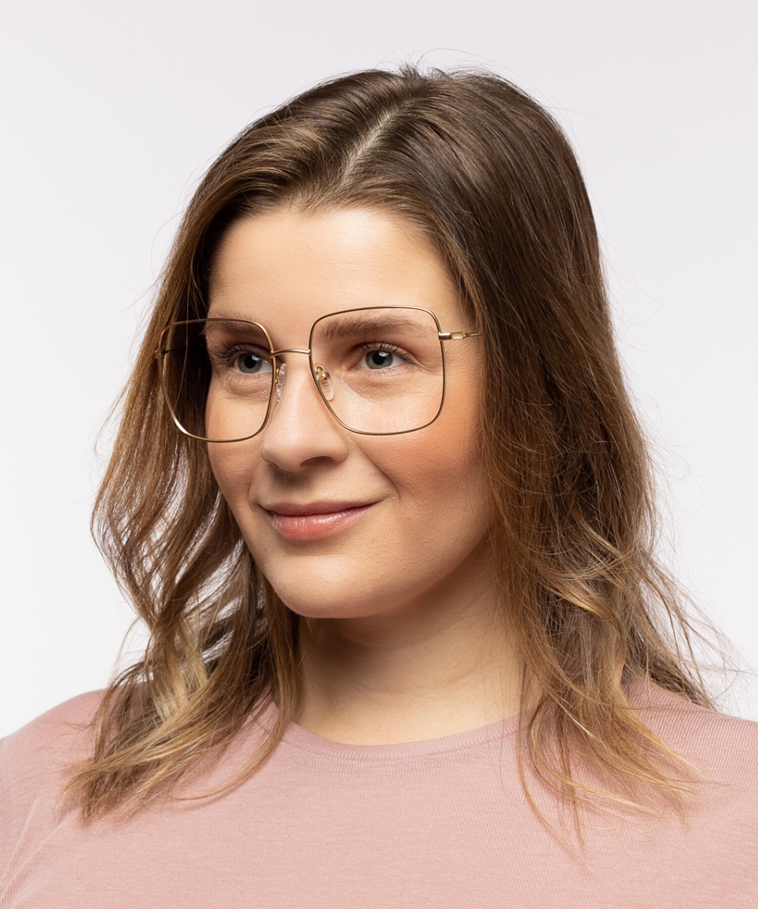 Limerick Gold MetallEyeglass Frames für Damen von B24