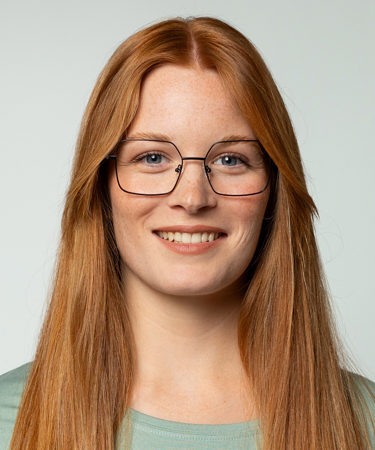 Florenz Schwarz MetallEyeglass Frames für Damen von B24