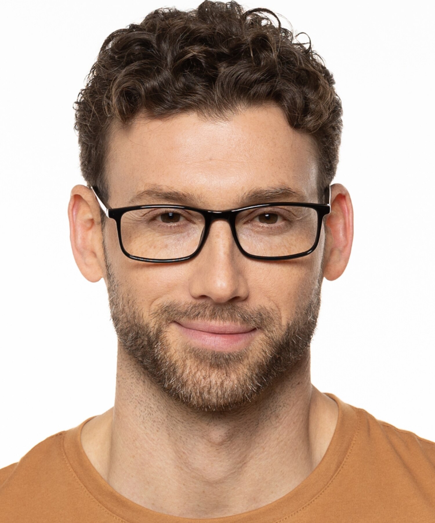 Bern Schwarz KunststoffEyeglass Frames für Herren von B24