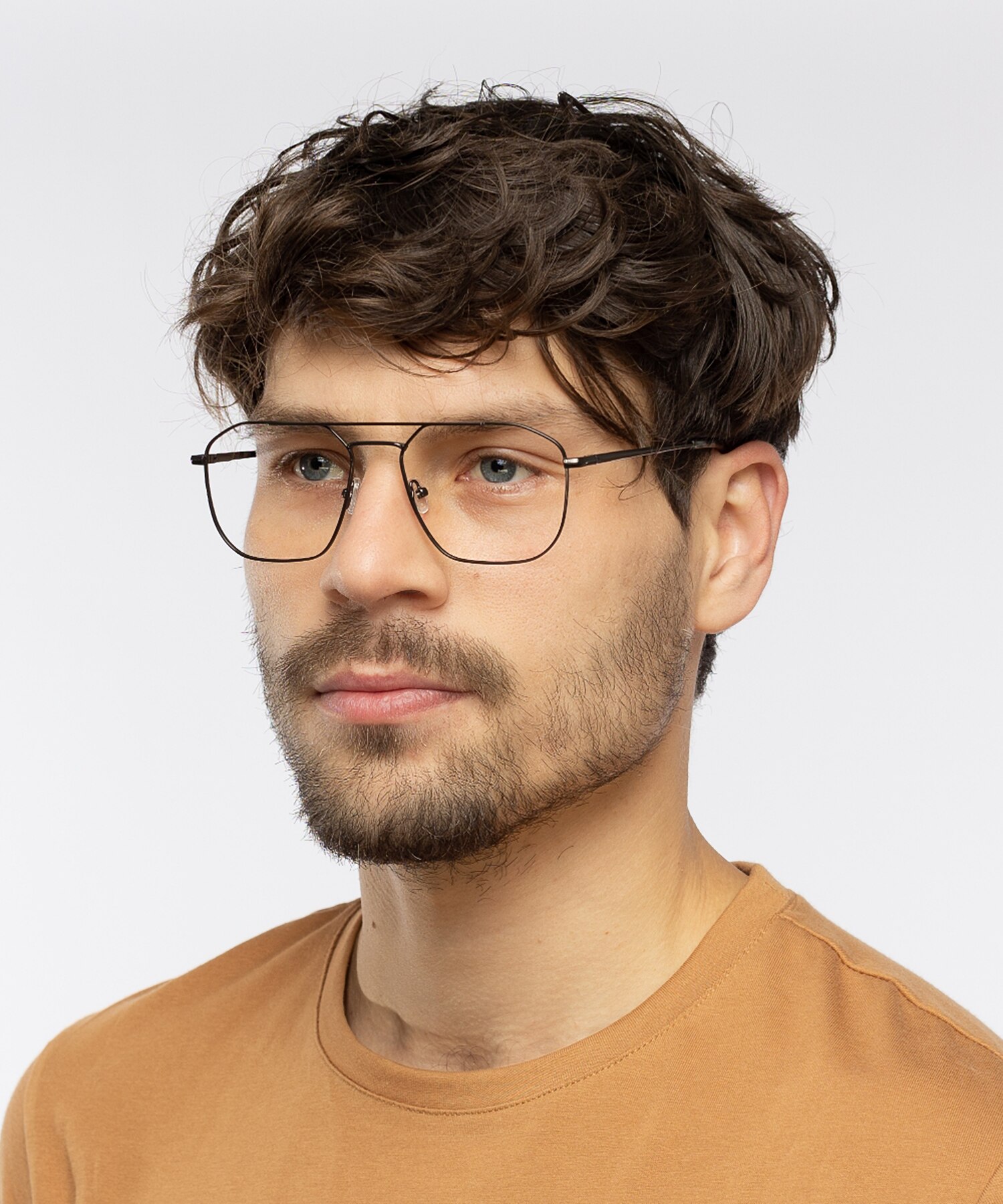 Berry Gun  &  Blue Grey Havana MetallEyeglass Frames für Herren von B24