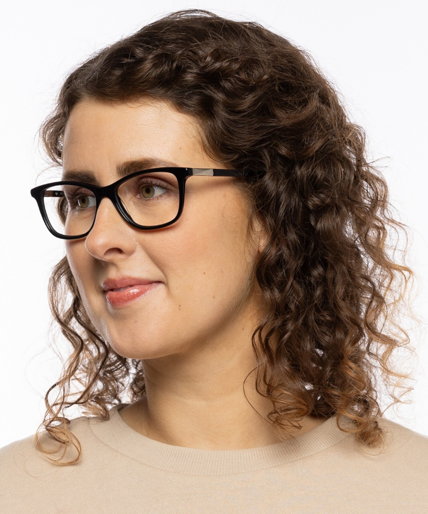 Jenna Schwarz AcetatEyeglass Frames für Damen von B24