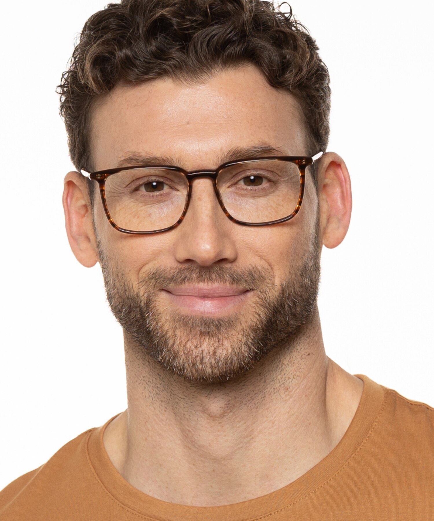Oakland Bilayer Brown  &  Crystal AcetatEyeglass Frames für Herren von B24