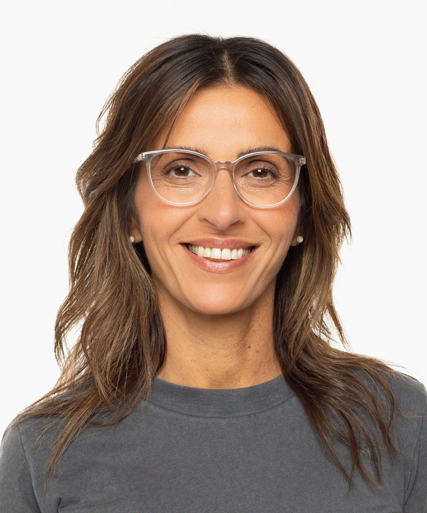 Malaga Verlaufstönung Grau AcetatEyeglass Frames für Damen von B24