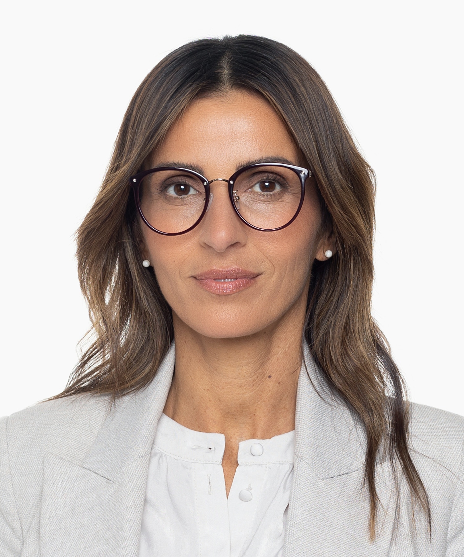 Rood / goud Charlotte -  Acetate Zonnebrillen