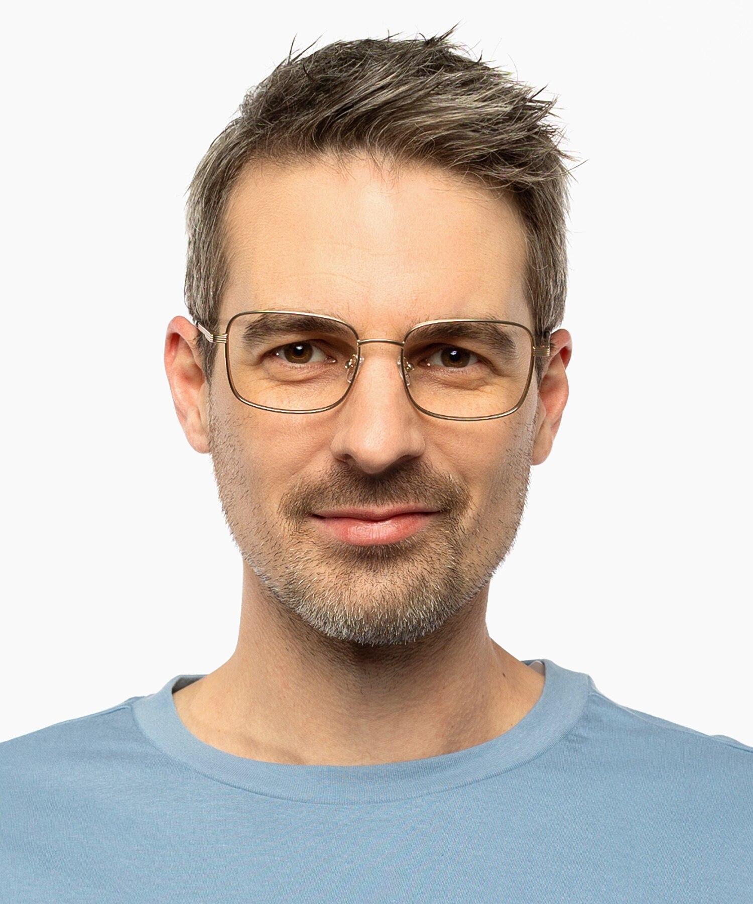 Harry Hellgold matt MetallEyeglass Frames für Herren von B24