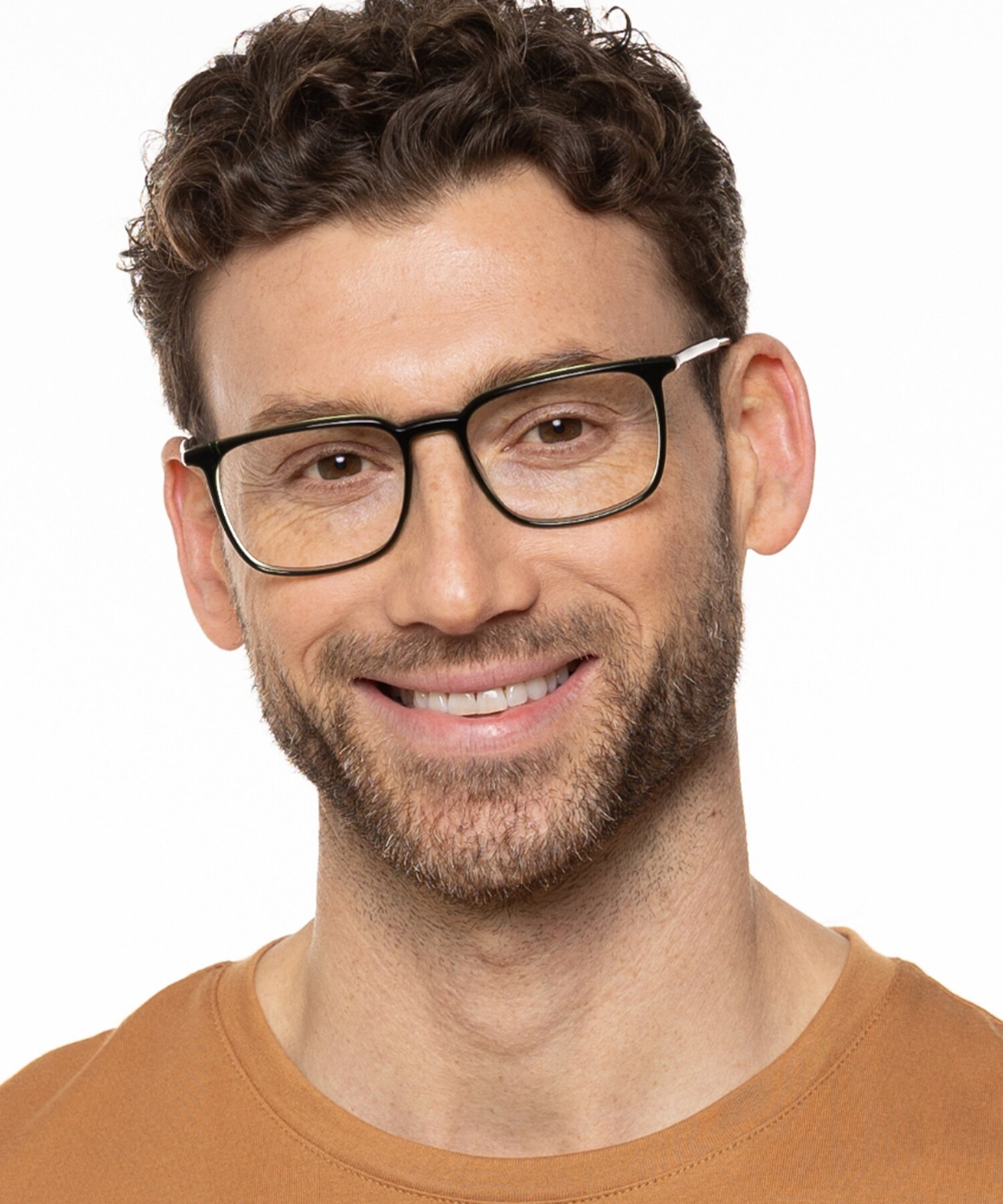 Oakland Bilayer Green  &  Crystal Green AcetatEyeglass Frames für Herren von B24