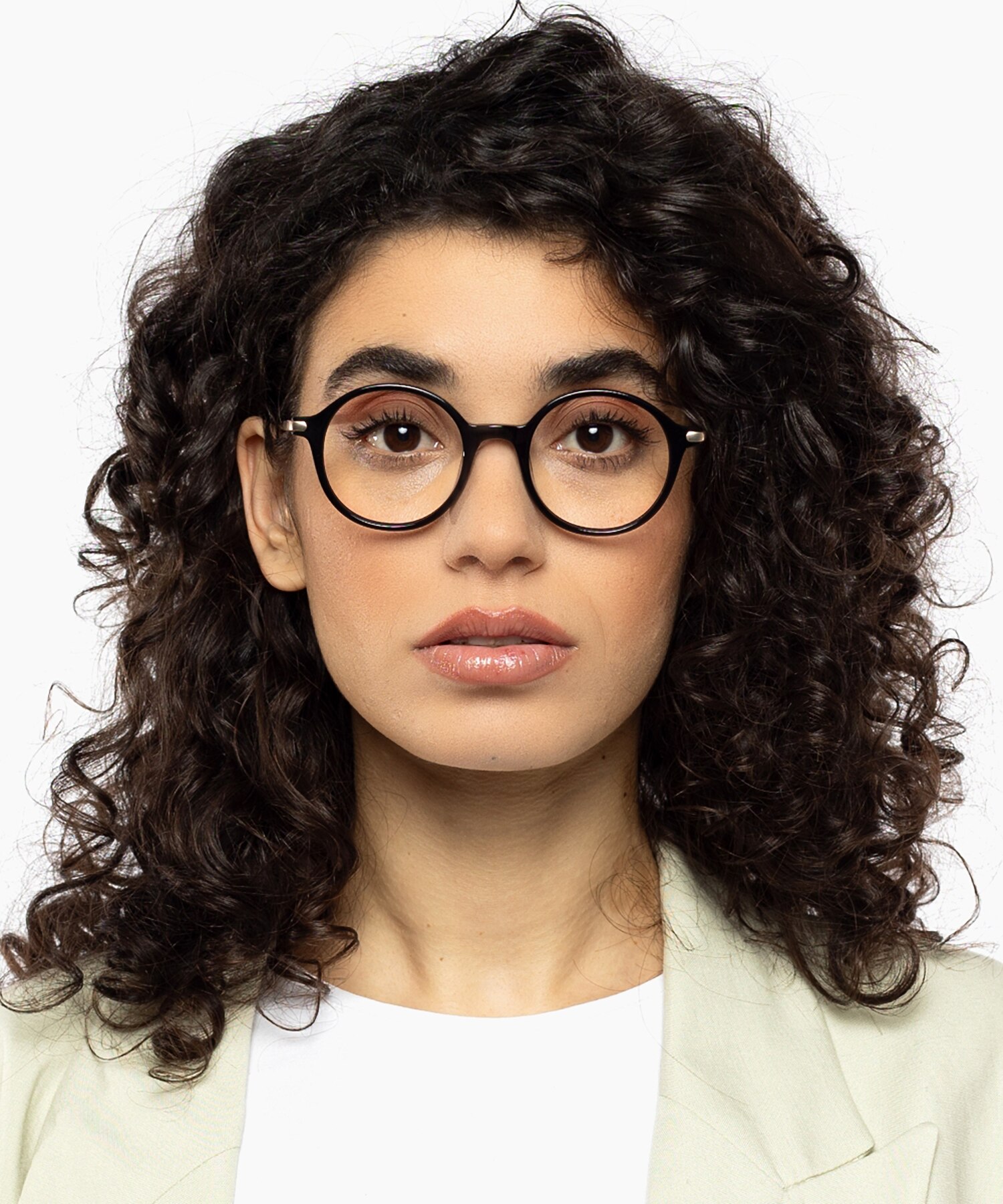 Albany Zwart AcetaatEyeglass Frames voor dames van B24