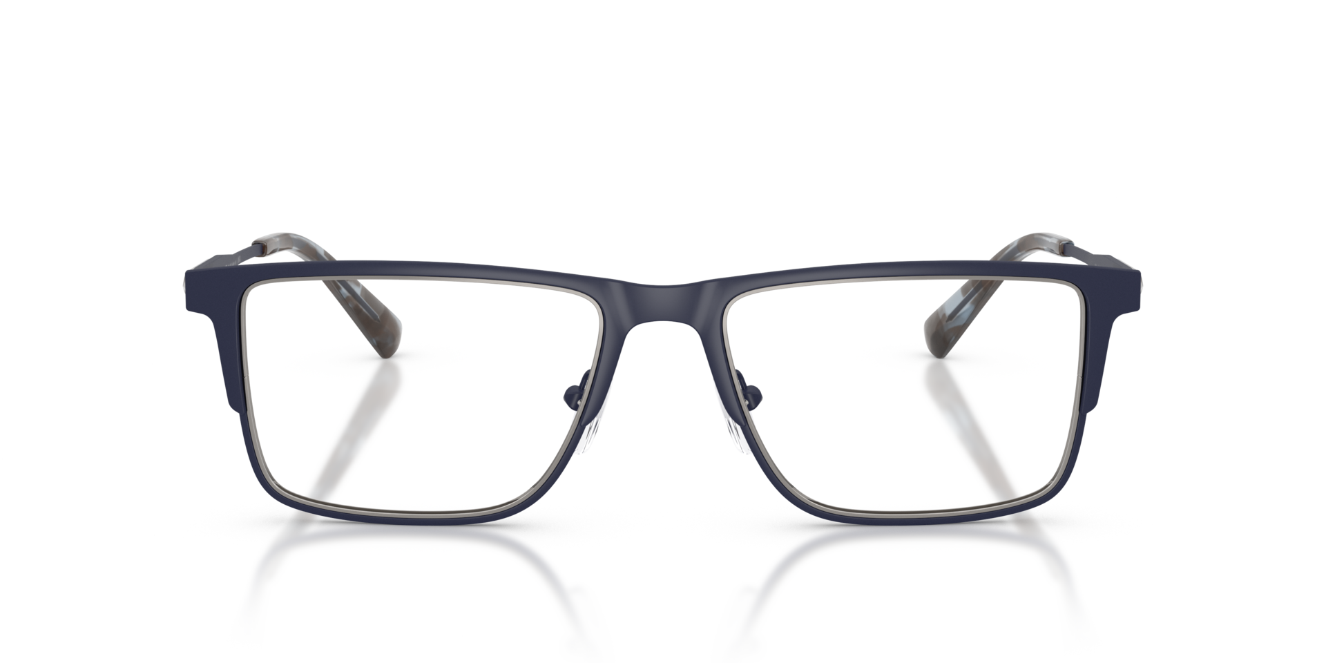 MK3097 Mat Navy MetaalEyeglass Frames van B24, Vooraanzicht