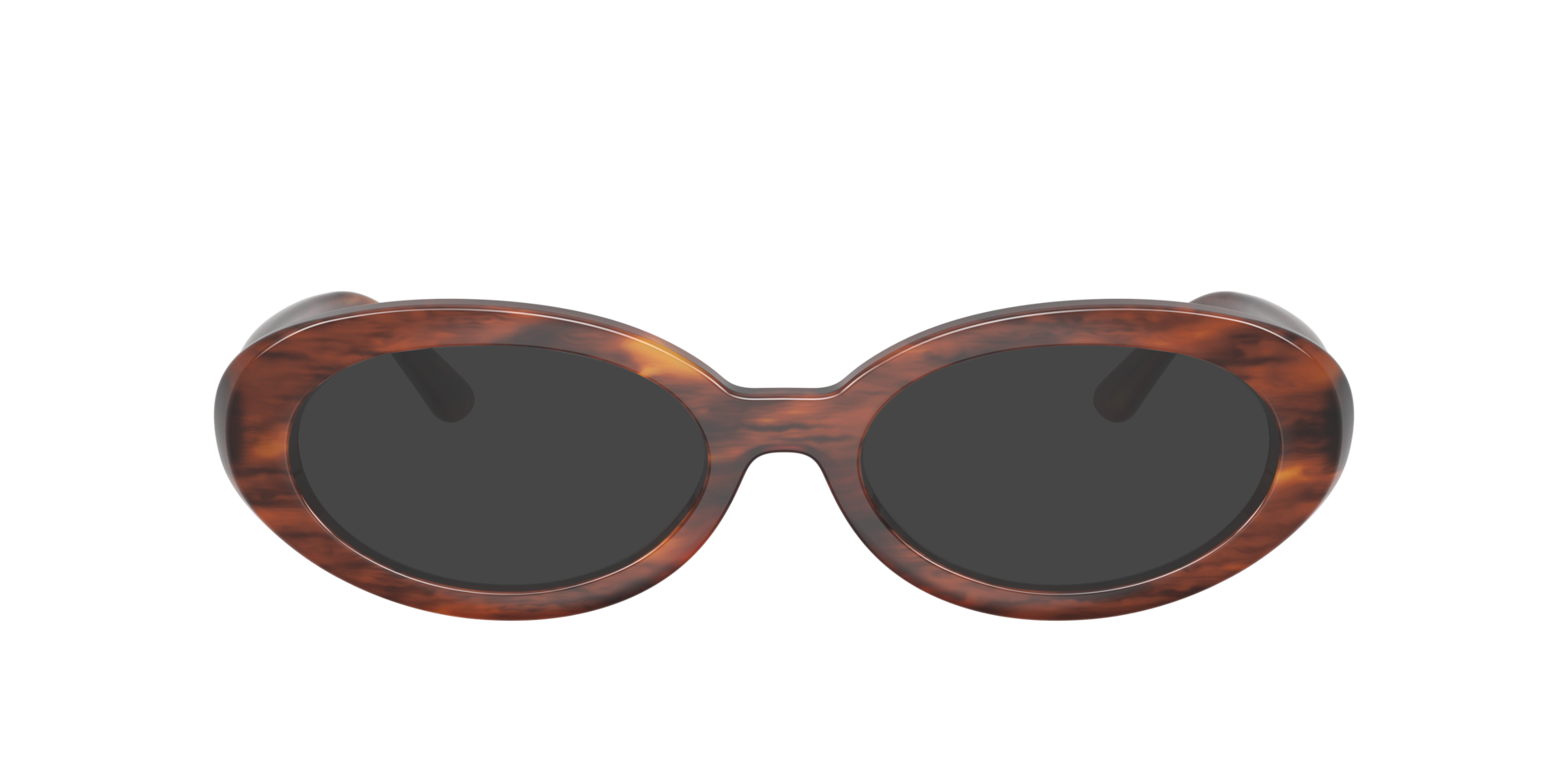 RB2223V Havana gestreift KunststoffEyeglass Frames von B24, mit getönten Gläsern