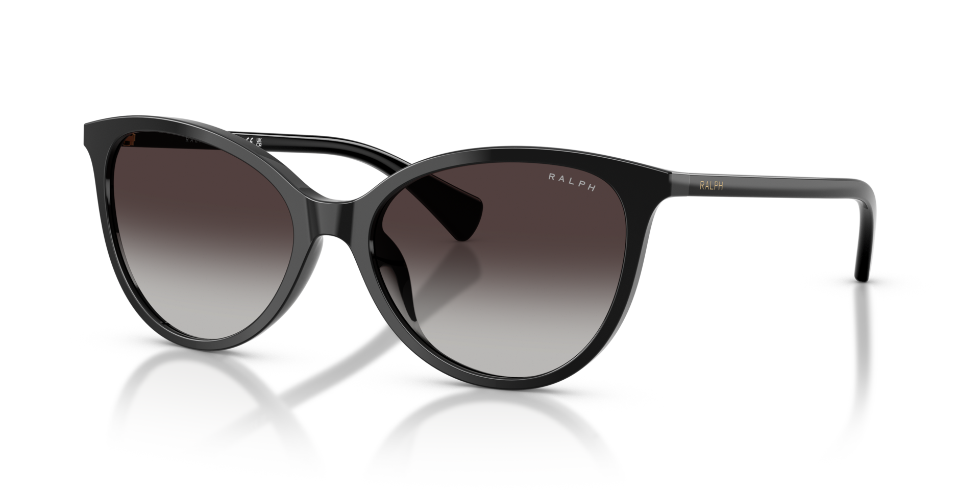 RA5339U Schwarz glänzend AcetatSunglass Frames von B24, Dreiviertelansicht