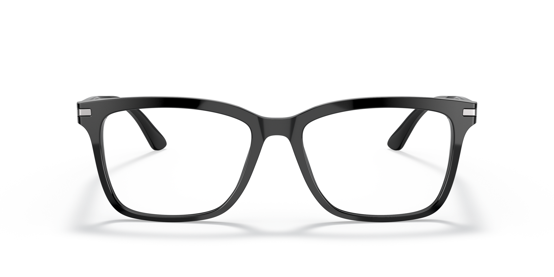 PR 14WV Schwarz AcetatEyeglass Frames von B24, Vorderansicht