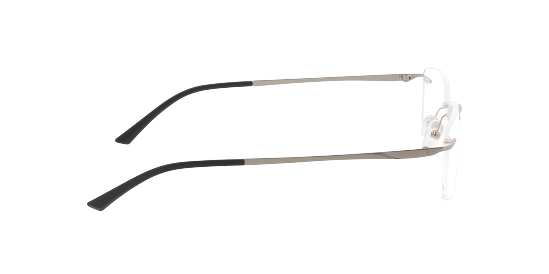 Livius Silber matt MetallEyeglass Frames von B24, Seitenansicht