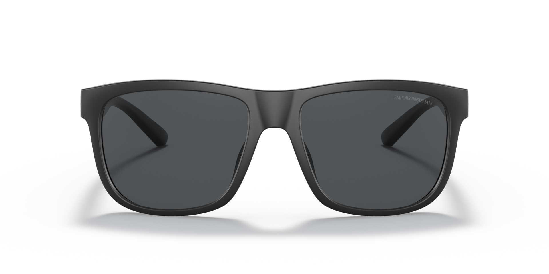 EA4182U Matt Schwarz KunststoffSunglass Frames von B24, Vorderansicht