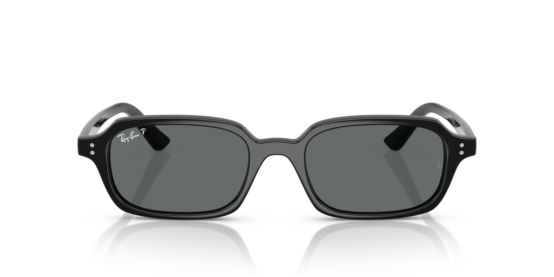 RB4455 Zwart KunststofSunglass Frames van B24, Vooraanzicht