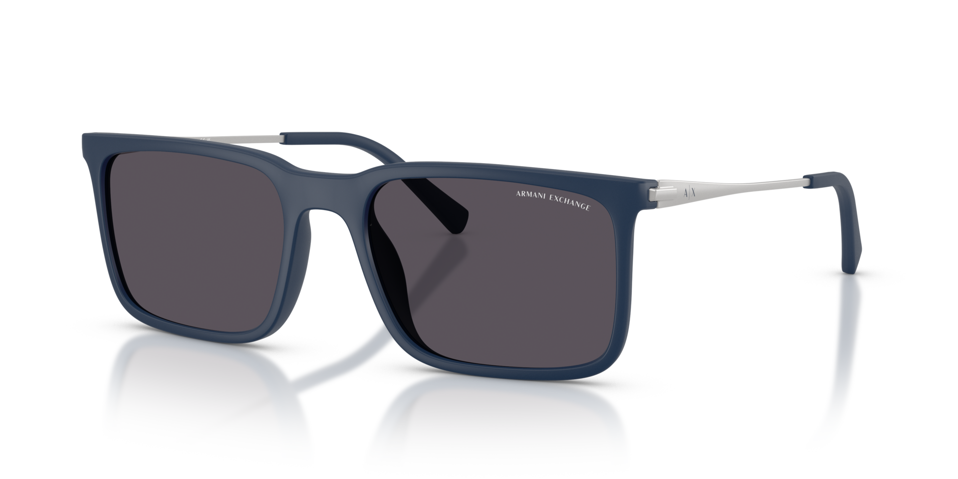 AX4175SU Matt Blau KunststoffSunglass Frames von B24, Dreiviertelansicht