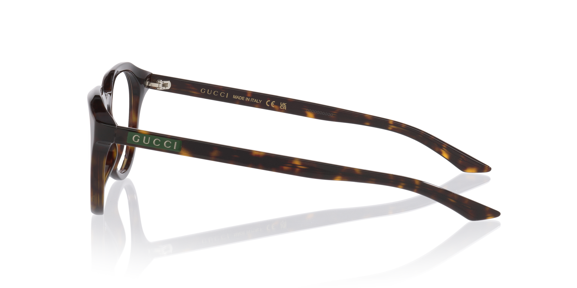 Gg2083O Tortoise AcetaatEyeglass Frames van B24, Zijaanzicht
