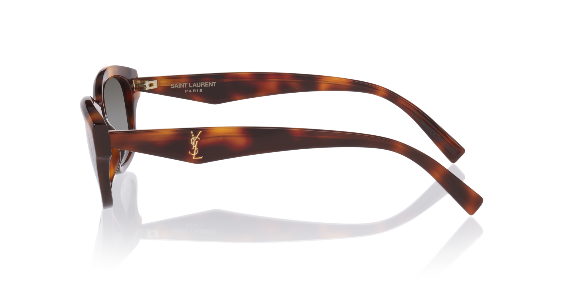 Sl M172 Tortoise Clear AcetaatSunglass Frames van B24, Zijaanzicht