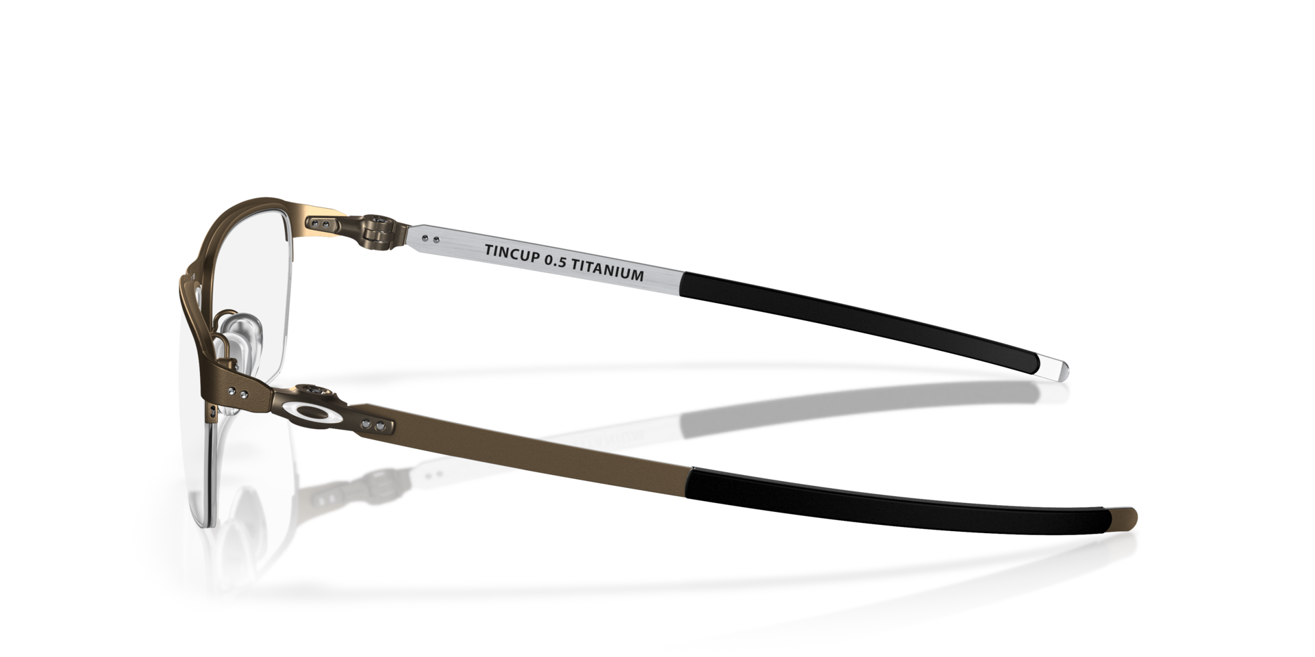TinCup™ 0.5 Ti Poeder Tin TitaanEyeglass Frames van B24, Zijaanzicht