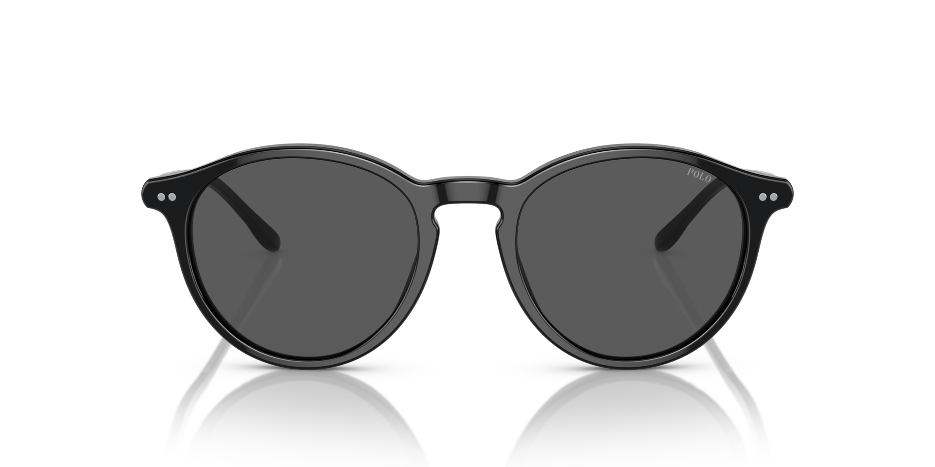 PH4193 Glanzend zwart AcetaatSunglass Frames van B24, Vooraanzicht