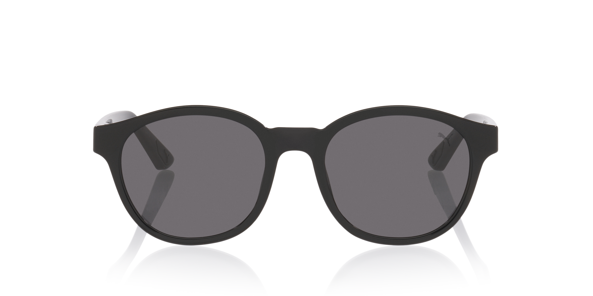 Pu0522S Zwart KunststofSunglass Frames van B24, Vooraanzicht