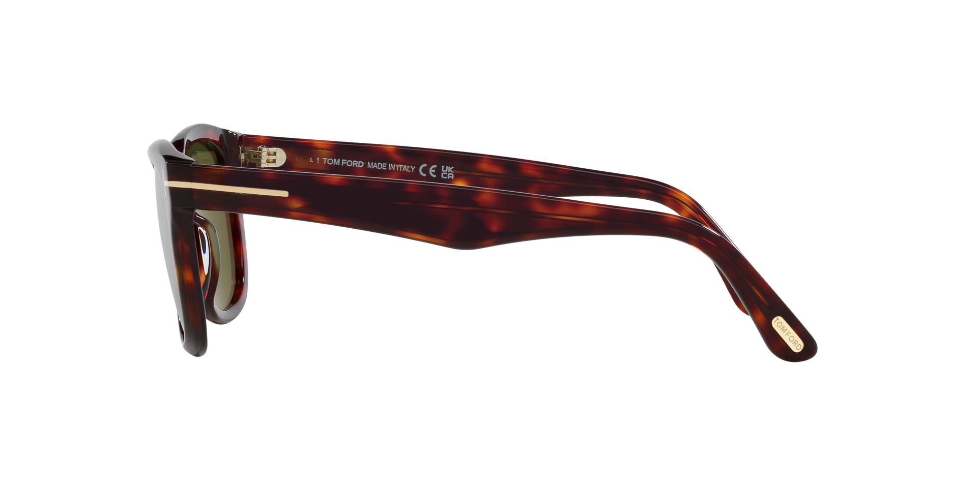 Kendel Tortoise Red AcetaatSunglass Frames van B24, Zijaanzicht