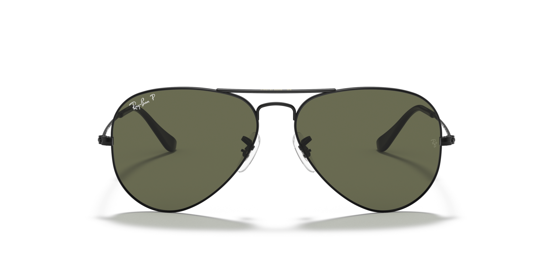 RB3025 Zwart MetaalSunglass Frames van B24, Vooraanzicht